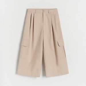 Reserved - Kalhoty culotte - Béžová obraz