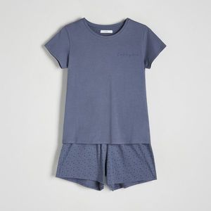 Reserved - Dvoudílná pyžamová souprava - Modrá obraz