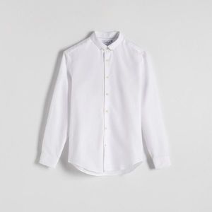 Reserved - Hladká košile regular fit - Bílá obraz