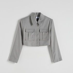 Reserved - Ladies` jacket - Světle šedá obraz