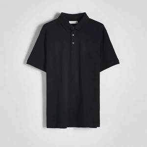 Reserved - Polo košile střihu regular - Černý obraz