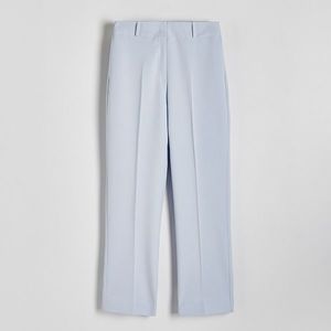 Reserved - Cigaretové kalhoty s příměsí viskózy - Modrá obraz