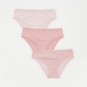 Reserved - Sada 3 kalhotek střihu bikini - Růžová obraz