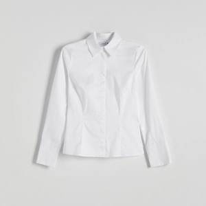 Reserved - Košile s bavlnou - Bílá obraz