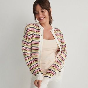 Reserved - Ladies` sweater - Vícebarevná obraz