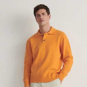 Reserved - Polo svetr - Oranžová obraz