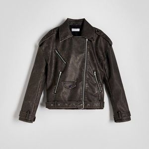 Reserved - Ladies` outer jacket & belt - Hnědá obraz