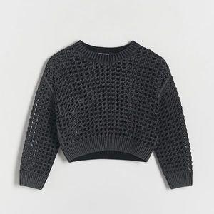 Reserved - Girls` sweater - Černý obraz