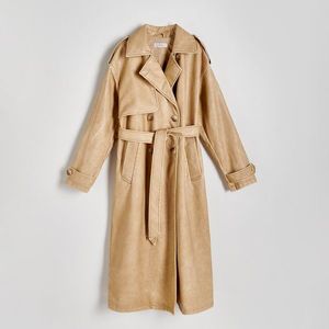 Reserved - Ladies` coat - Béžová obraz