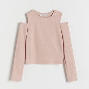 Reserved - Girls` blouse - Béžová obraz