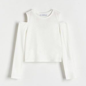Reserved - Girls` blouse - Krémová obraz
