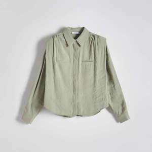 Reserved - Košile s vysokým podílem modalu - Zelená obraz