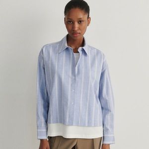 Reserved - Ladies` blouse - Modrá obraz