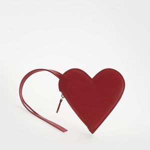 Reserved - Peněženka ve tvaru srdce - Červená obraz