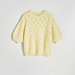 Reserved - Ladies` sweater - Žlutá obraz
