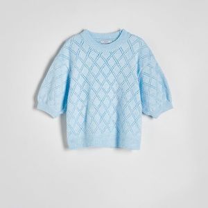 Reserved - Ladies` sweater - Modrá obraz