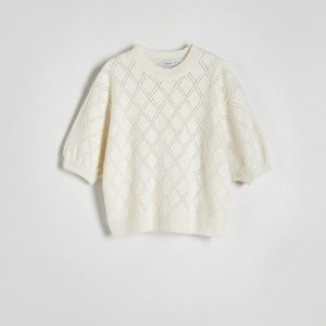 Reserved - Ladies` sweater - Krémová obraz