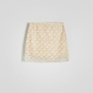 Reserved - Ladies` skirt - Béžová obraz