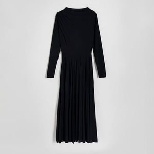 Reserved - Midi šaty - Černý obraz
