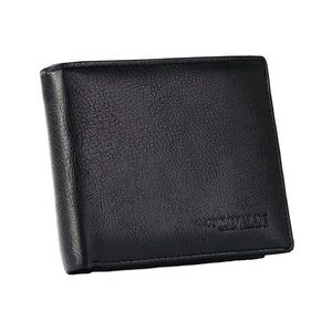Cavaldi černá kožená peněženka bez zapínání obraz