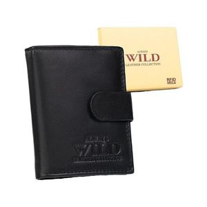 Always wild černá elegantní kožená peněženka obraz