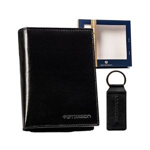 Peterson černý set peněženky a klíčenky obraz