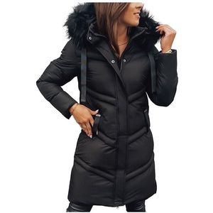 černá dlouhá zimní bunda salis obraz