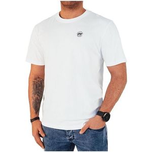 Bílé pánské basic tričko obraz