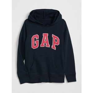 GAP Logo hoodie sweatshirt Mikina Černá obraz