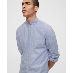 Modrá pánská košile GAP Oxford obraz