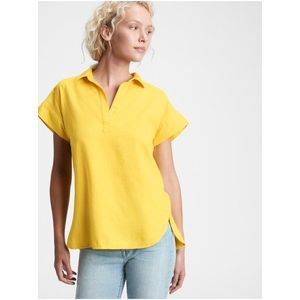 Žluté dámské tričko GAP obraz