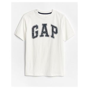 Bílé klučičí tričko GAP Logo obraz