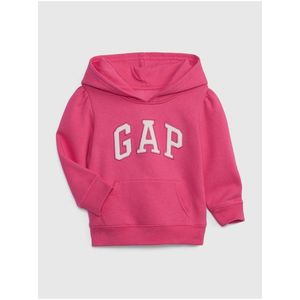 Růžová holčičí mikina GAP logo obraz