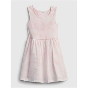 Růžové holčičí dětské šaty mix-media tank dress obraz
