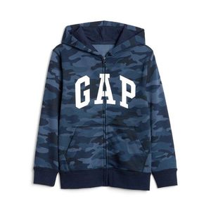 Modrá klučičí mikina GAP Logo fleece hoodie obraz