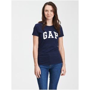 Modré dámské tričko GAP Logo t-shirt obraz