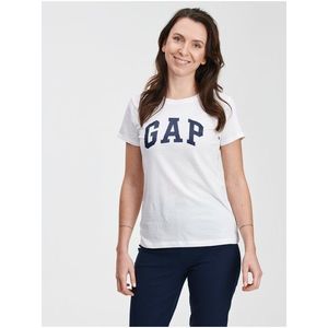Bílé dámské tričko GAP Logo t-shirt obraz