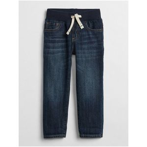 Modré klučičí džíny pull-on slim jeans with Washwell obraz