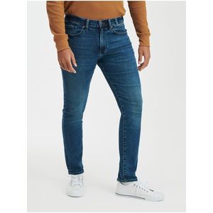 Modré pánské džíny skinny GAP soft new spicewood obraz