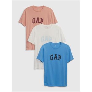 Barevné pánské tričko s logem GAP, 3ks obraz