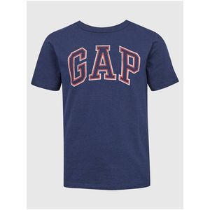 Tmavě modré klučičí tričko GAP Logo t-shirt obraz