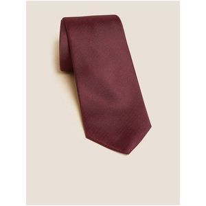 Vínová pánská kravata Marks & Spencer obraz