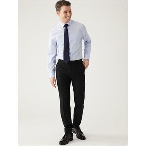 Černé pánské formální kalhoty Marks & Spencer obraz