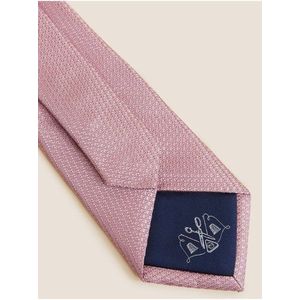 Růžová pánská kravata Marks & Spencer obraz
