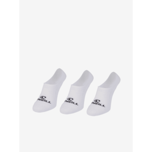 Sada tří párů unisex ponožek v bílé barvě O'Neill FOOTIE 3PK obraz
