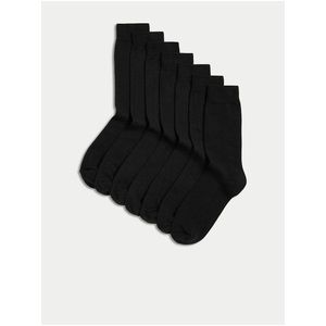 Sada sedmi párů pánských ponožek v černé barvě Marks & Spencer Cool & Fresh™ obraz