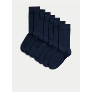 Sada sedmi párů pánských ponožek v tmavě modré barvě Marks & Spencer Cool & Fresh™ obraz
