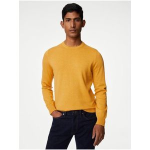 Žlutý pánský svetr Marks & Spencer obraz