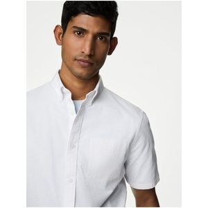 Bílá pánská košile Marks & Spencer obraz