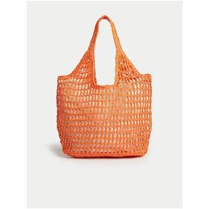 Oranžová dámská plážová taška Marks & Spencer obraz